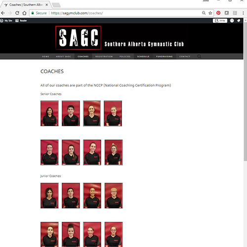 Gymnastics Photo Slider Image